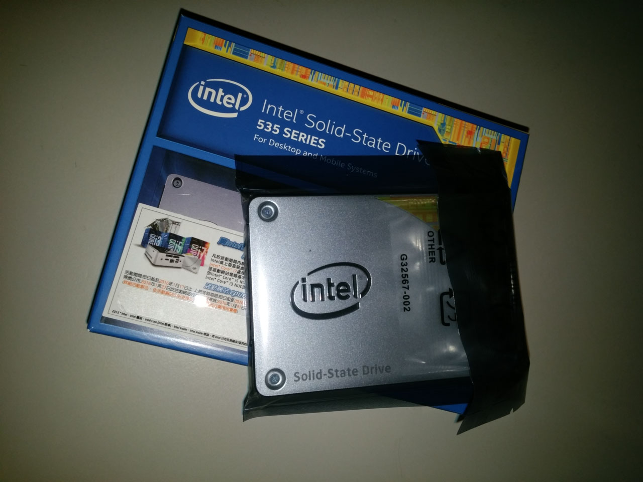 Intel 535 SSD 240GB盒裝